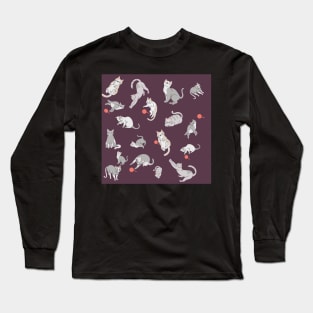 HowTo. Cat Pattern Long Sleeve T-Shirt